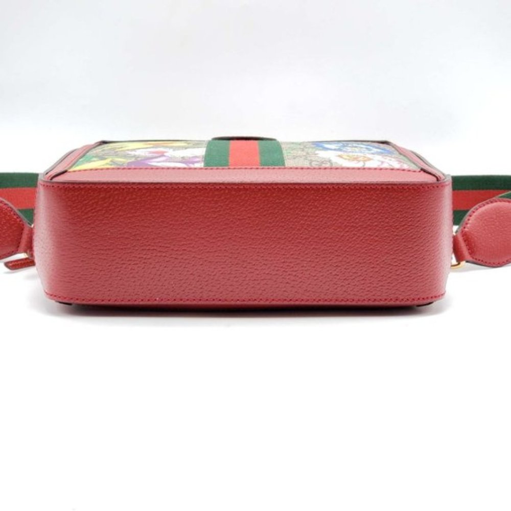 GUCCI GG Small Ophidia GG Flora Shoulder Bag New - Picture 9 of 14
